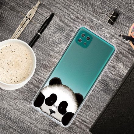 Skal För Samsung Galaxy A22 5G Transparent Panda