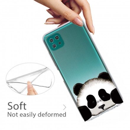 Skal För Samsung Galaxy A22 5G Transparent Panda