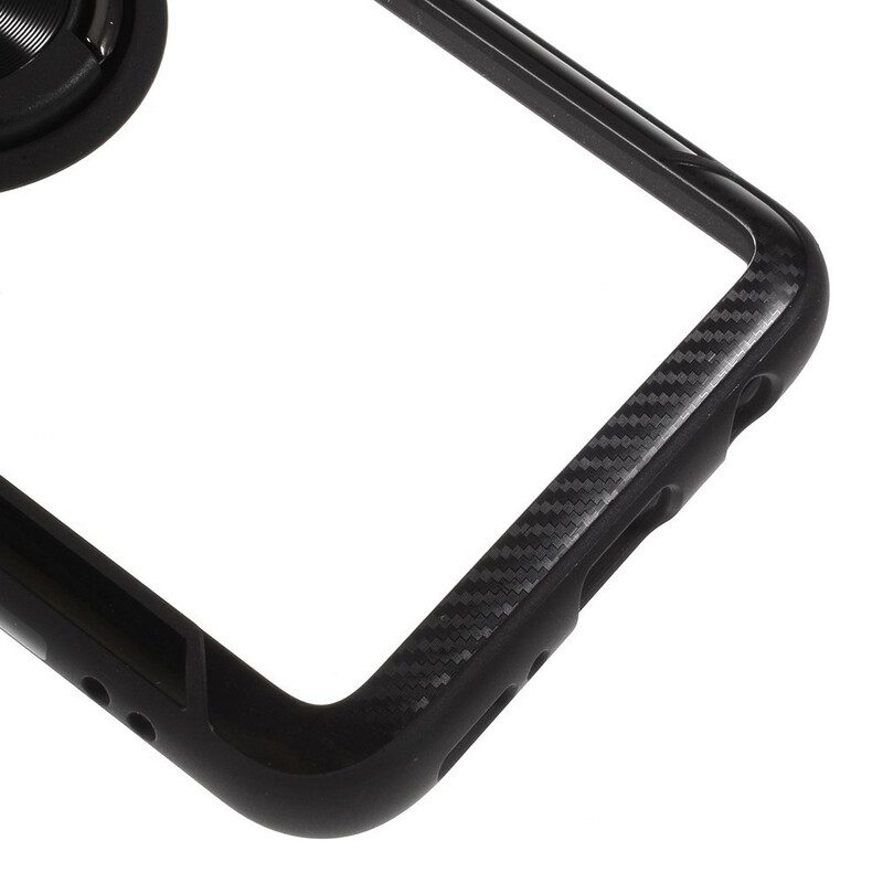 Skal För Samsung Galaxy A30 / A20 Transparent Med Ring-support