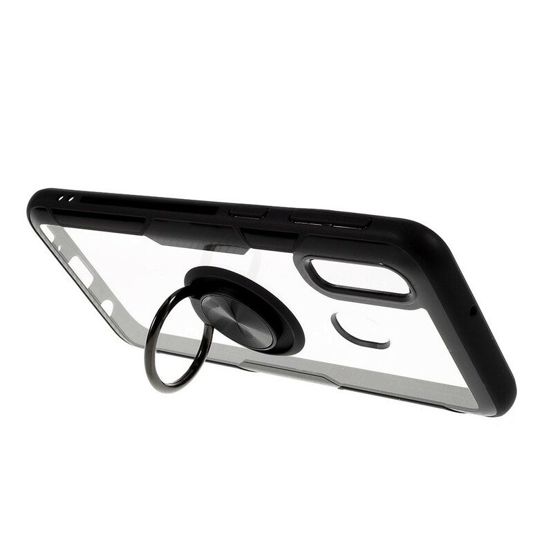 Skal För Samsung Galaxy A30 / A20 Transparent Med Ring-support