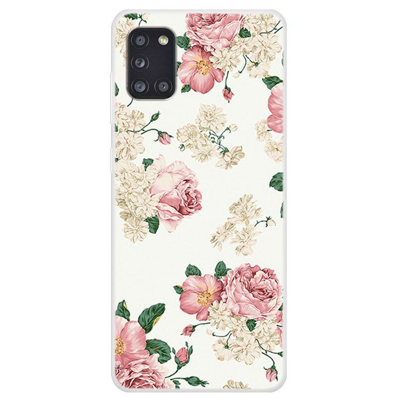 Skal För Samsung Galaxy A31 Frihetsblommor