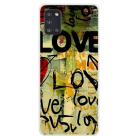 Skal För Samsung Galaxy A31 Kärlek Och Kärlek