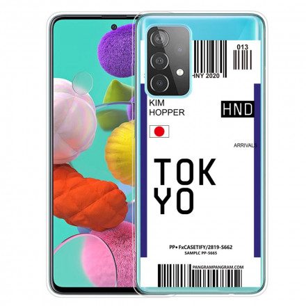 Skal För Samsung Galaxy A32 4G Boardingkort Till Tokyo