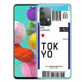 Skal För Samsung Galaxy A32 4G Boardingkort Till Tokyo