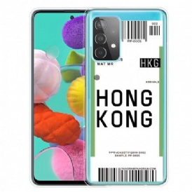 Skal För Samsung Galaxy A32 4G Boardingskort Till Hong Kong
