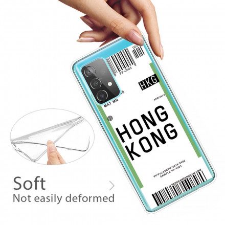 Skal För Samsung Galaxy A32 4G Boardingskort Till Hong Kong
