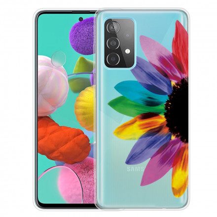 Skal För Samsung Galaxy A32 4G Färgstark Blomma