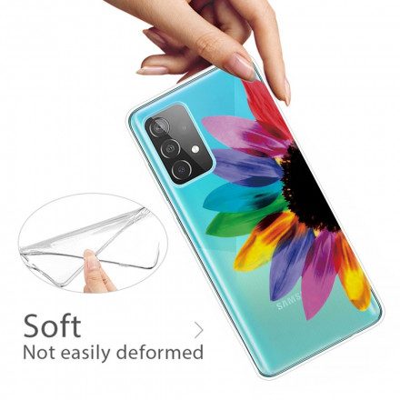 Skal För Samsung Galaxy A32 4G Färgstark Blomma