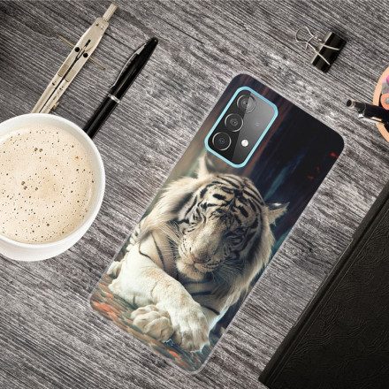 Skal För Samsung Galaxy A32 4G Flexibel Tiger