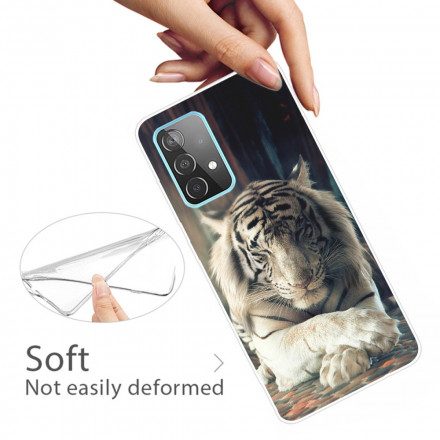 Skal För Samsung Galaxy A32 4G Flexibel Tiger