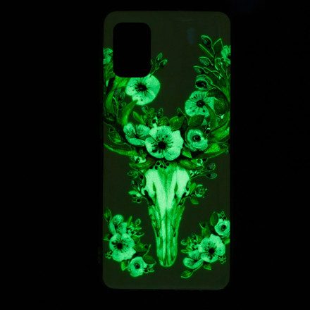 Skal För Samsung Galaxy A32 4G Fluorescerande Blomälg