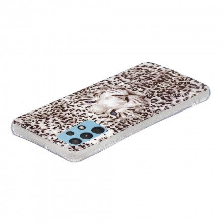 Skal För Samsung Galaxy A32 4G Fluorescerande Leopard