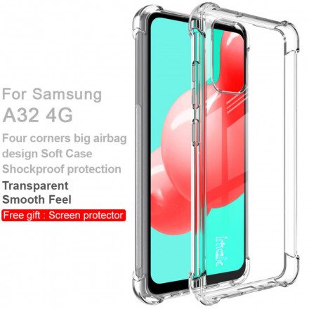 Skal För Samsung Galaxy A32 4G Transparent Silky Imak