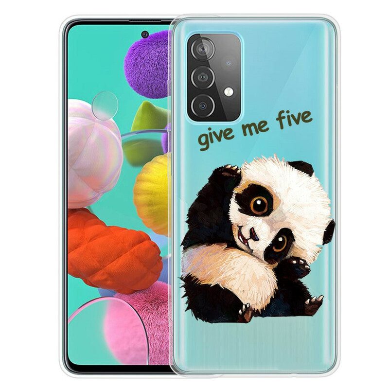 Skal För Samsung Galaxy A32 5G Panda Ge Mig Fem