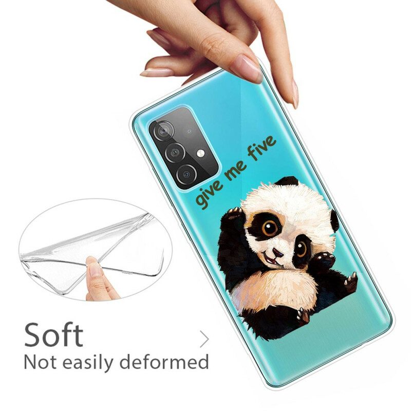Skal För Samsung Galaxy A32 5G Panda Ge Mig Fem