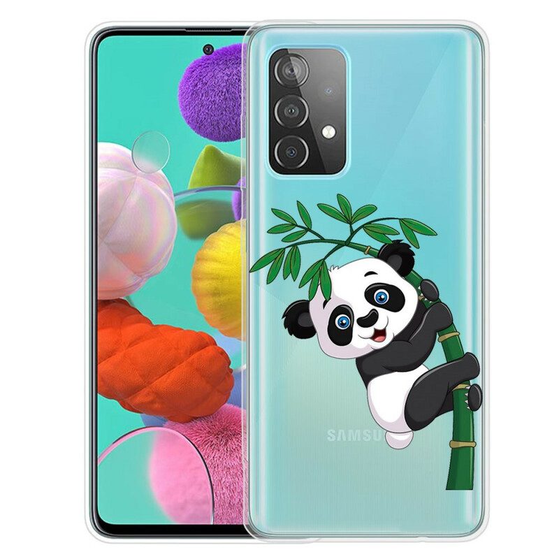 Skal För Samsung Galaxy A32 5G Panda På Bambu