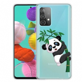 Skal För Samsung Galaxy A32 5G Panda På Bambu