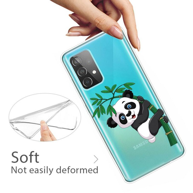 Skal För Samsung Galaxy A32 5G Panda På Bambu