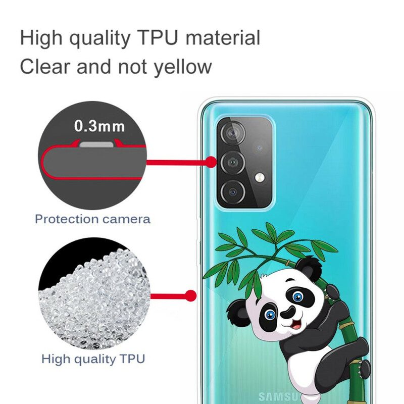 Skal För Samsung Galaxy A32 5G Panda På Bambu