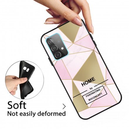 Skal För Samsung Galaxy A32 5G Stiliserad Marmor