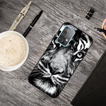 Skal För Samsung Galaxy A32 5G Svartvit Tiger