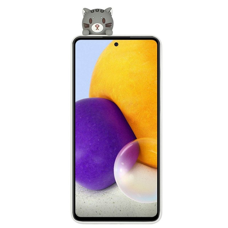 Skal För Samsung Galaxy A33 5G 3d-katt