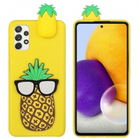 Skal För Samsung Galaxy A33 5G Ananas 3d-glasögon