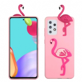 Skal För Samsung Galaxy A33 5G Flamingo 3d