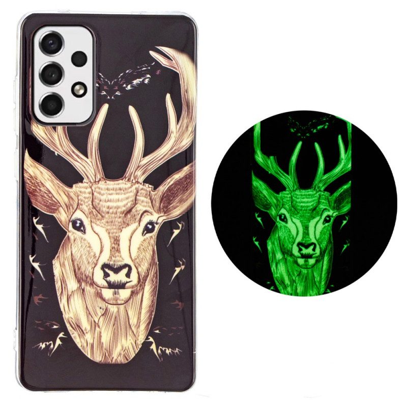 Skal För Samsung Galaxy A33 5G Fluorescerande Majestic Stag