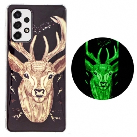 Skal För Samsung Galaxy A33 5G Fluorescerande Majestic Stag