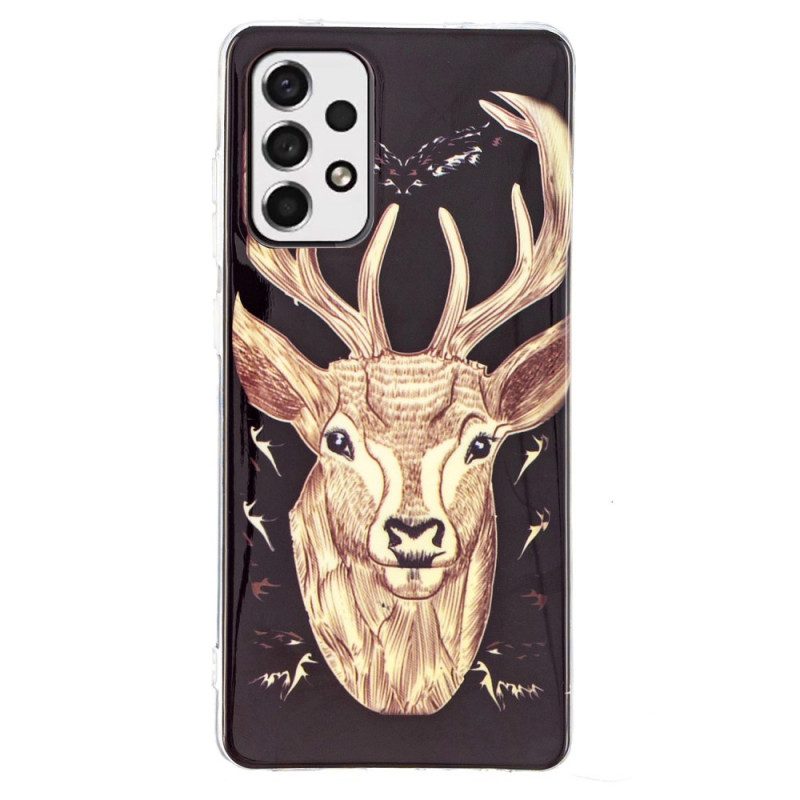 Skal För Samsung Galaxy A33 5G Fluorescerande Majestic Stag