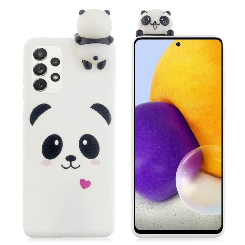 Skal För Samsung Galaxy A33 5G Panda Fun 3d