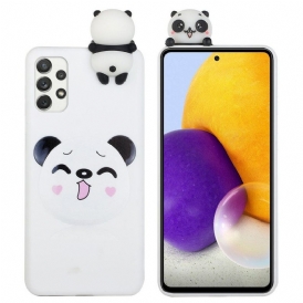 Skal För Samsung Galaxy A33 5G Panda Fun 3d