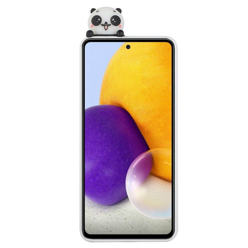 Skal För Samsung Galaxy A33 5G Panda Fun 3d