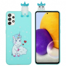 Skal För Samsung Galaxy A33 5G Unicorn Fun 3d