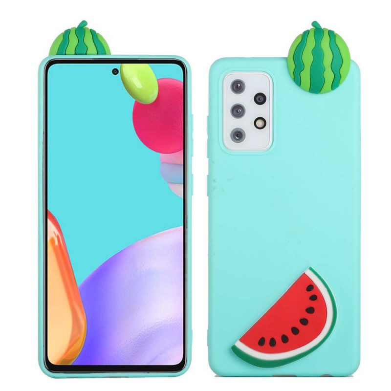 Skal För Samsung Galaxy A33 5G Vattenmelon 3d