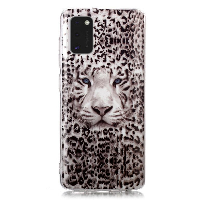 Skal För Samsung Galaxy A41 Fluorescerande Leopard