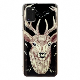 Skal För Samsung Galaxy A41 Fluorescerande Majestic Stag