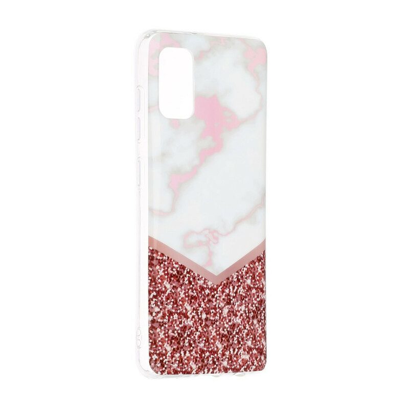 Skal För Samsung Galaxy A41 Geometri Marble Variation