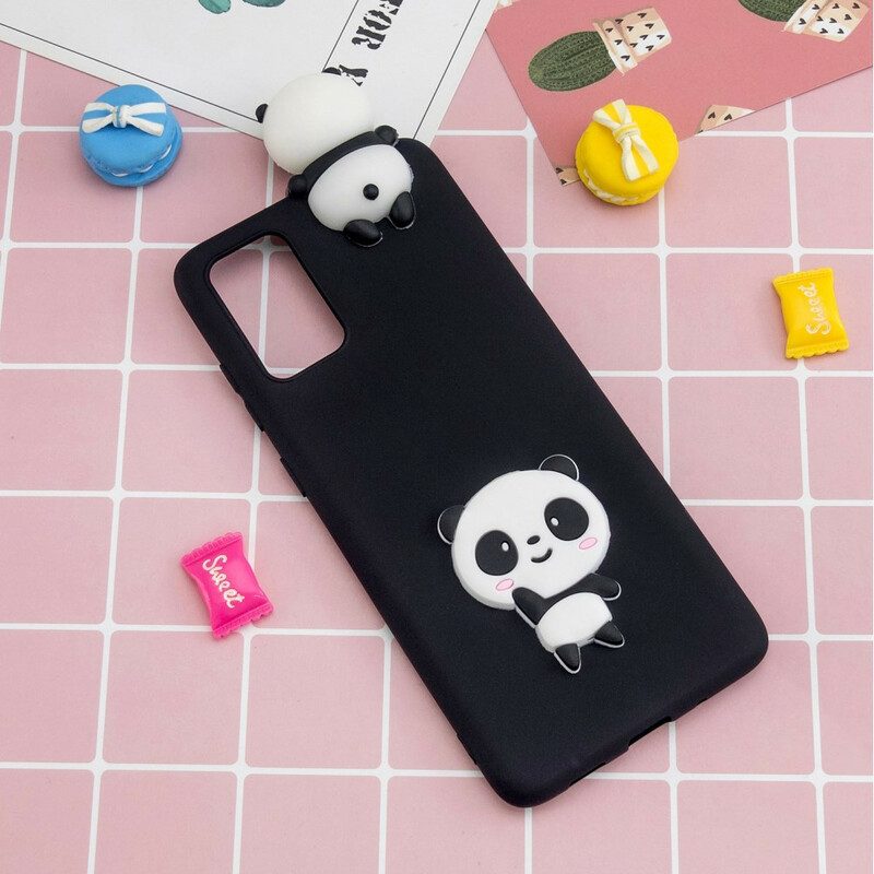 Skal För Samsung Galaxy A41 Panda 3d