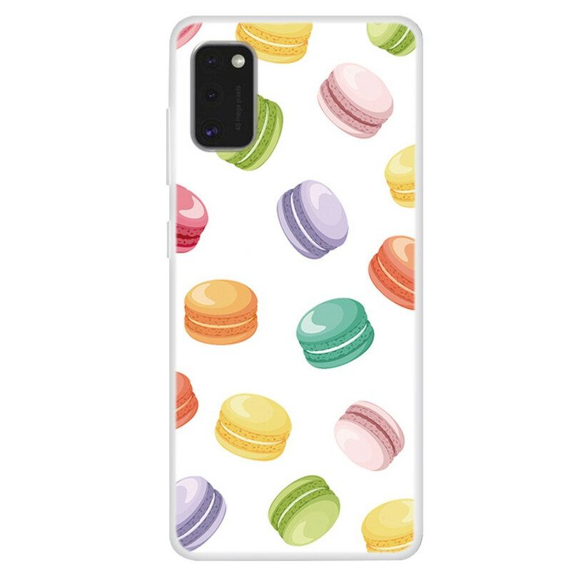 Skal För Samsung Galaxy A41 Söta Macarons