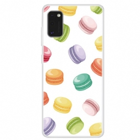 Skal För Samsung Galaxy A41 Söta Macarons