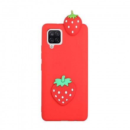 Skal För Samsung Galaxy A42 5G 3d Strawberry