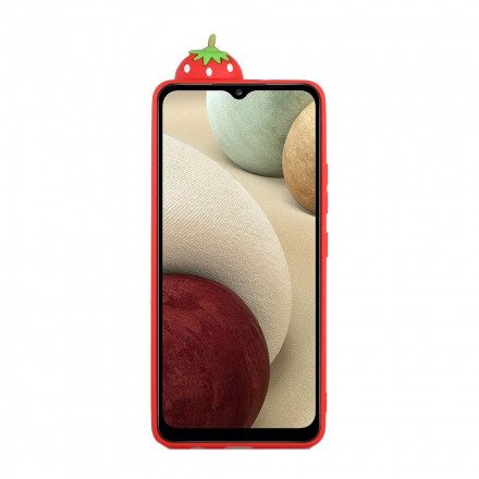 Skal För Samsung Galaxy A42 5G 3d Strawberry