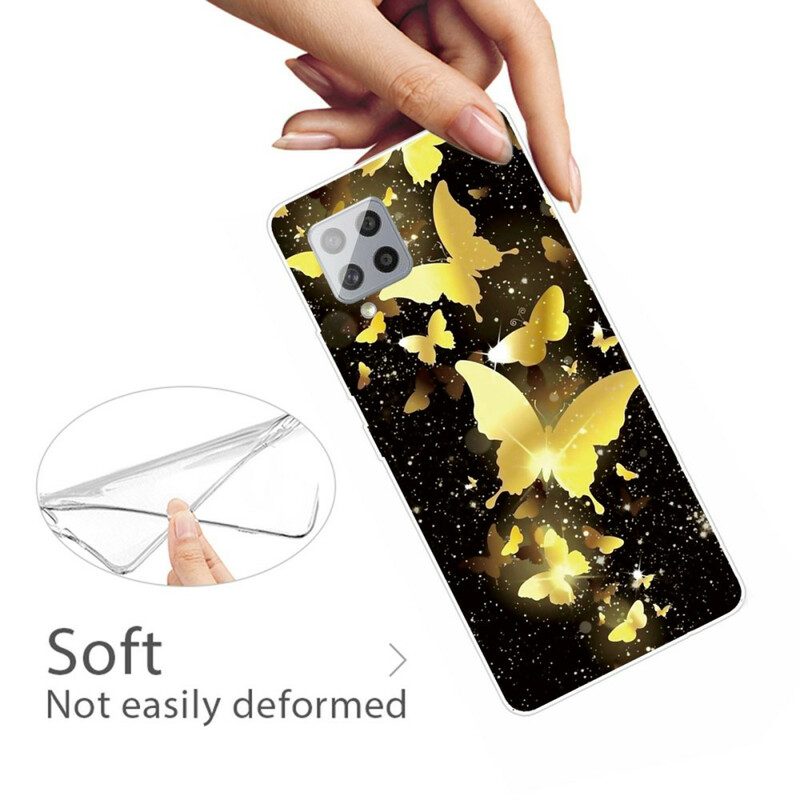 Skal För Samsung Galaxy A42 5G Fjärilar Fjärilar