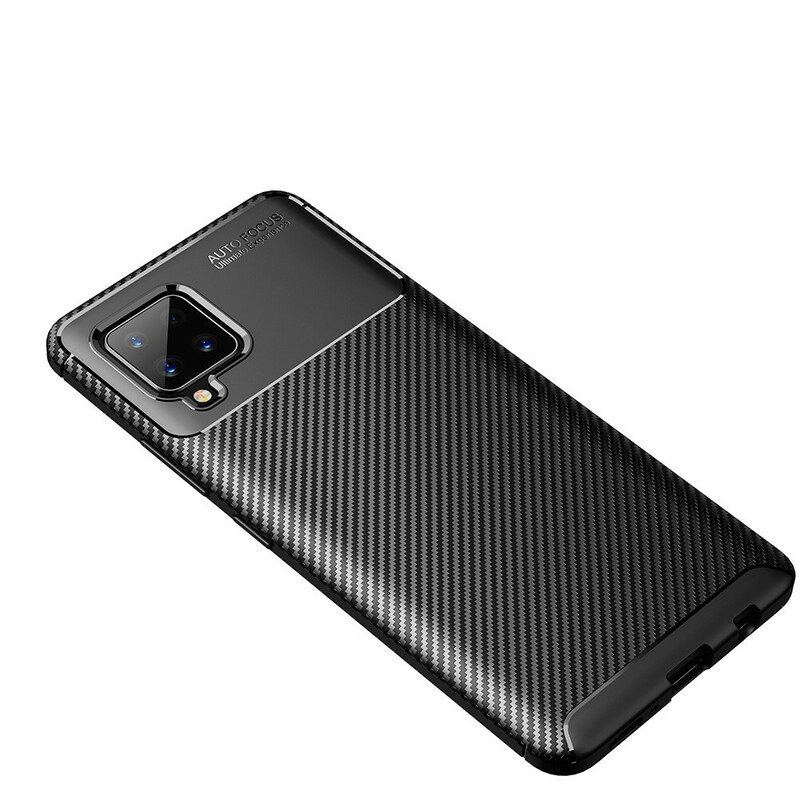 Skal För Samsung Galaxy A42 5G Flexibel Kolfiberstruktur