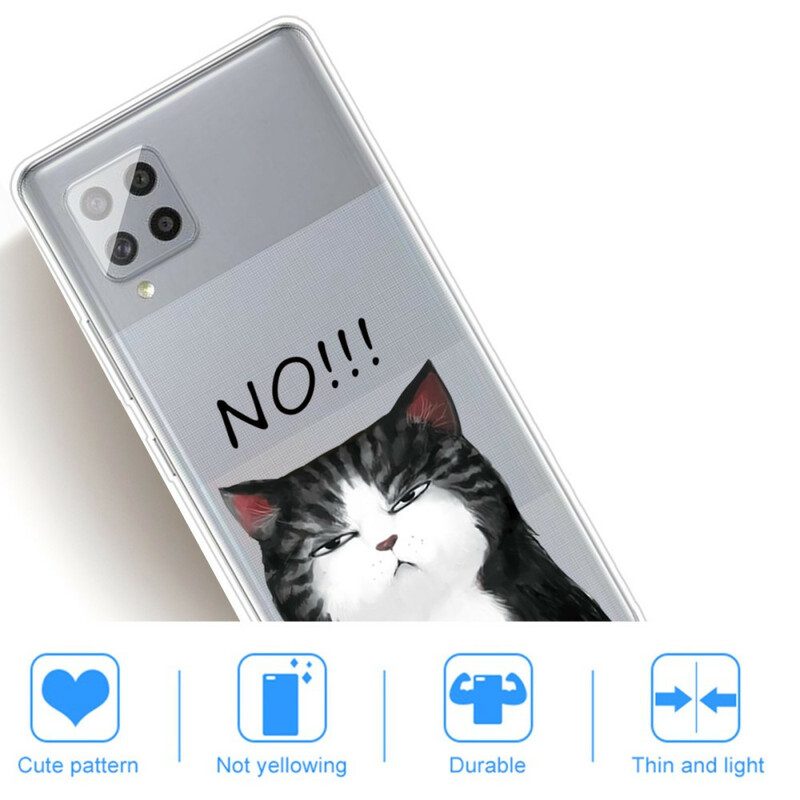 Skal För Samsung Galaxy A42 5G Katten Som Säger Nej