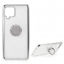 Skal För Samsung Galaxy A42 5G Ringstöd För Paljetter Och Diamanter