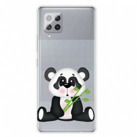 Skal För Samsung Galaxy A42 5G Transparent Sad Panda