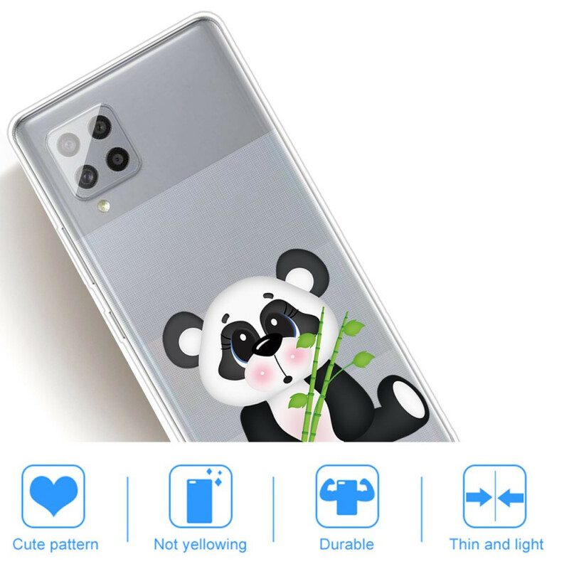 Skal För Samsung Galaxy A42 5G Transparent Sad Panda